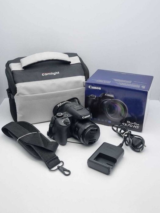Aparat Cyfrowy Canon POWERSHOT SX70 HS 4K WIFI Czarny
