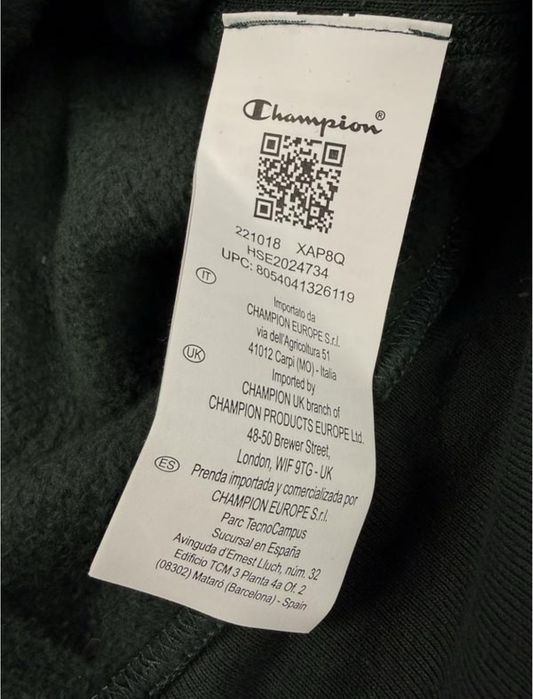Худі Champion Reverse Weave Heavyweight Dark Green