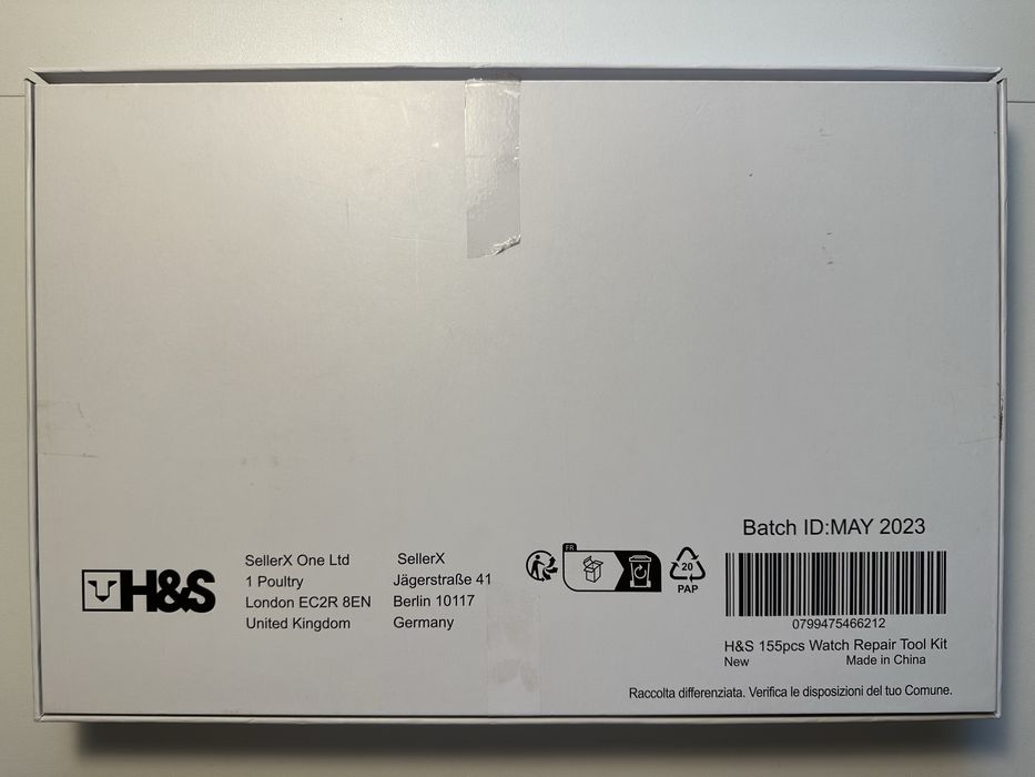 Zestaw narzędzi zegarmistrzowskich H&S