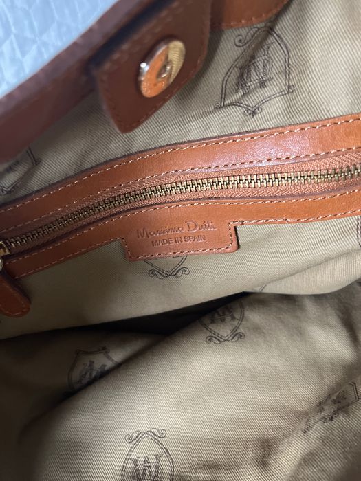 Massimo Dutti, skórzana torebka, Nowa