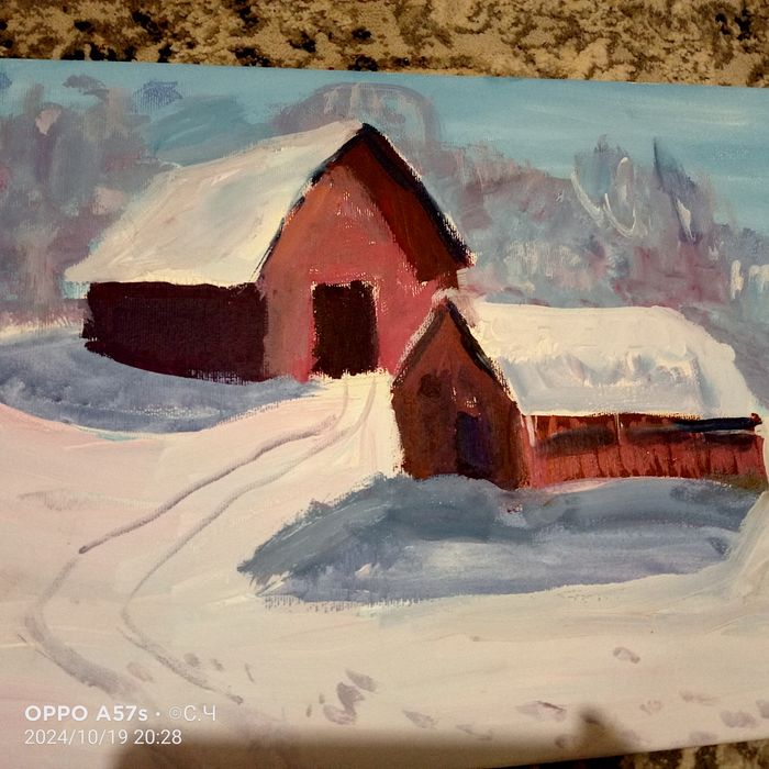 Продам картину  „зима”