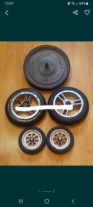 Колеса на кравчучку.