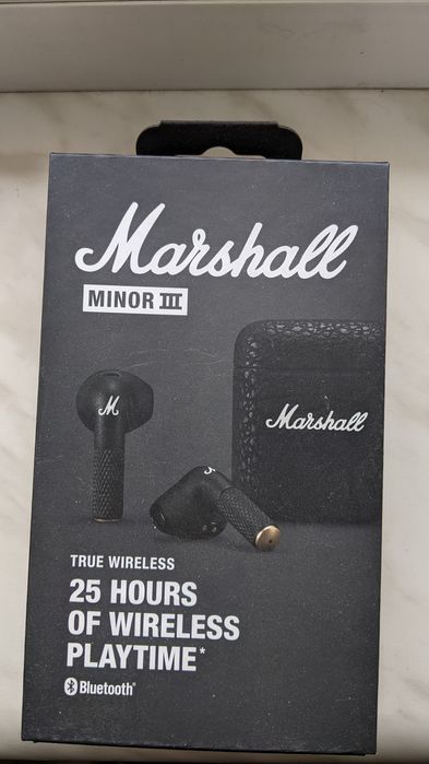 Навушники бездротові Marshall Minor III Black