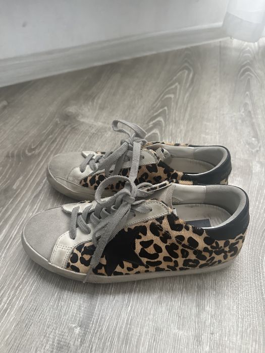 Кеди golden goose леопард шкіра