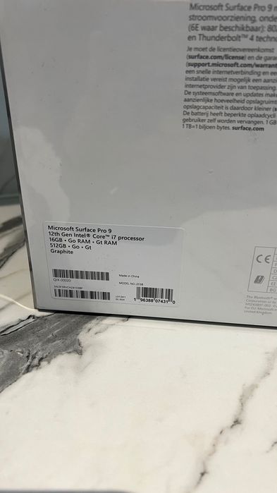 Ноутбук Microsoft Surface Pro 9