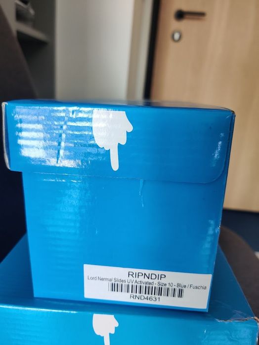 Klapki ripndip UV activated