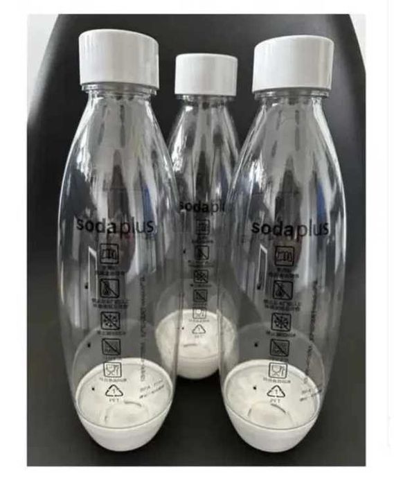 3szt butelka 1 litr soda + do soda stream