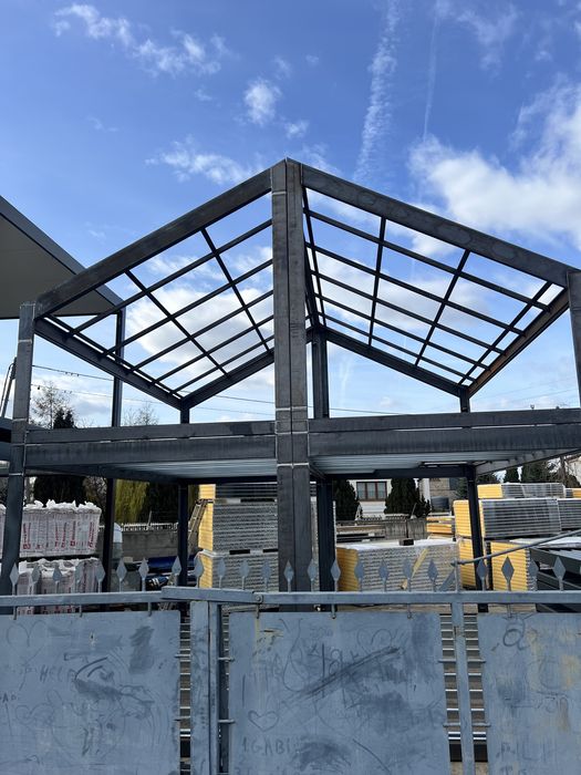 Rama kontenera ,stodoła 35m2 + piętro 35m2 mocna konstrukcja