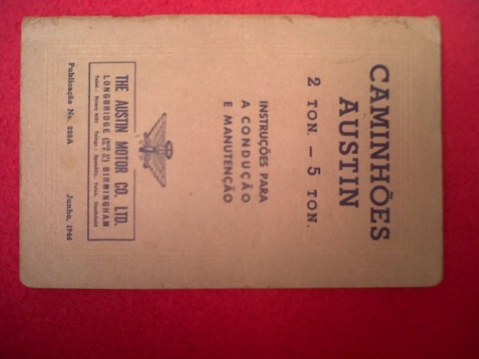 Camiões Austin 2/5 ton - 1946