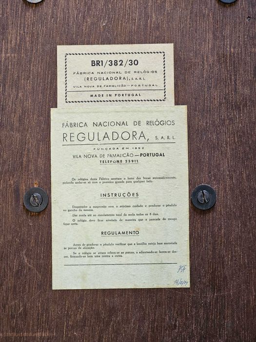 Relógio de Parede d'A REGULADORA