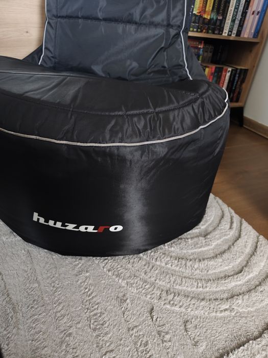 Fotel worek / pufa Huzaro – czarny.