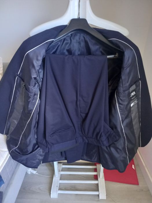 Fato azul slim fit