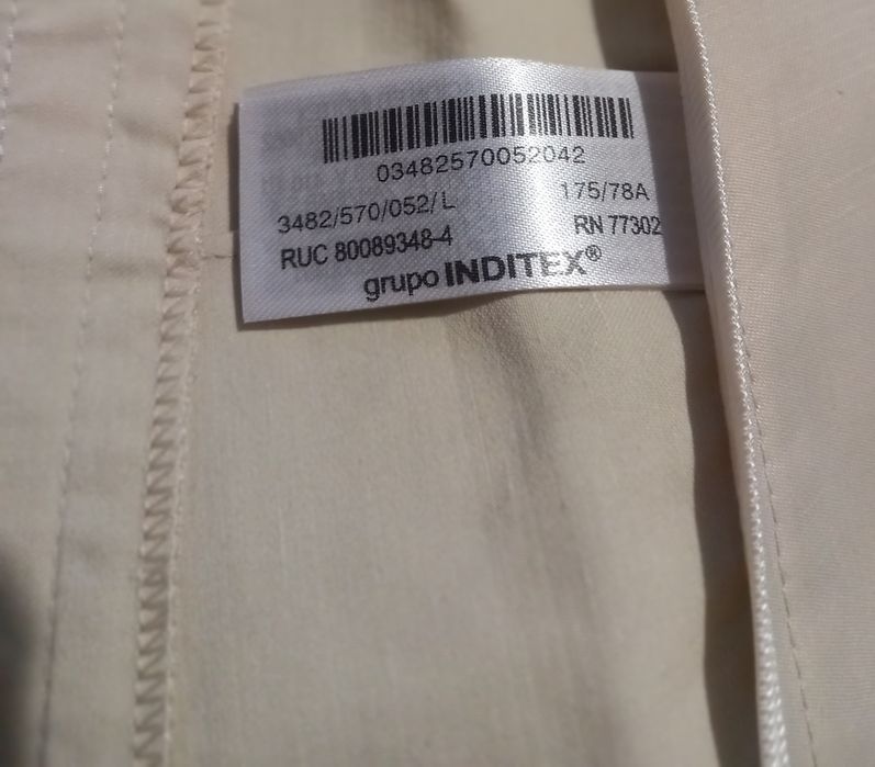 Zara брюки широкі котон віскоза  льон