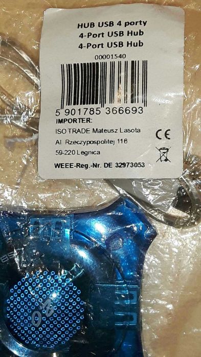 Hub USB Iso Trade 481 4xUSB