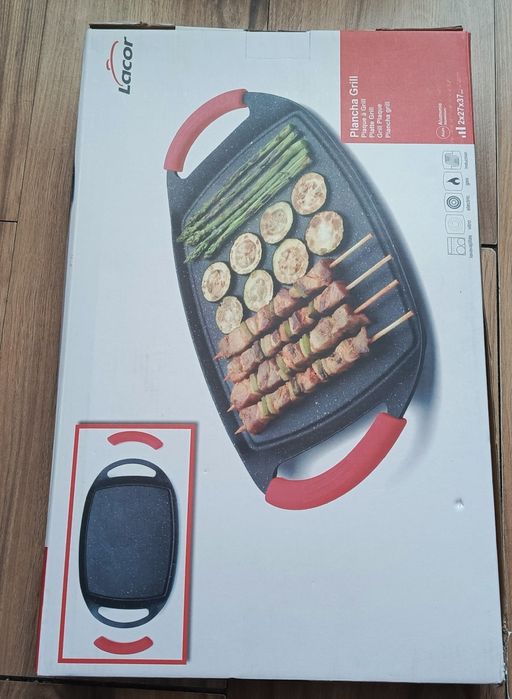 Talerz, płyta do grillowania na kuchenkę Lacor.