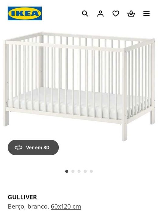 Berço com colchão Ortopédico