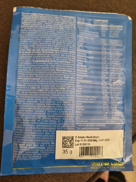 Nutramil proszek , odżywka wspomagająca siły dla chorych