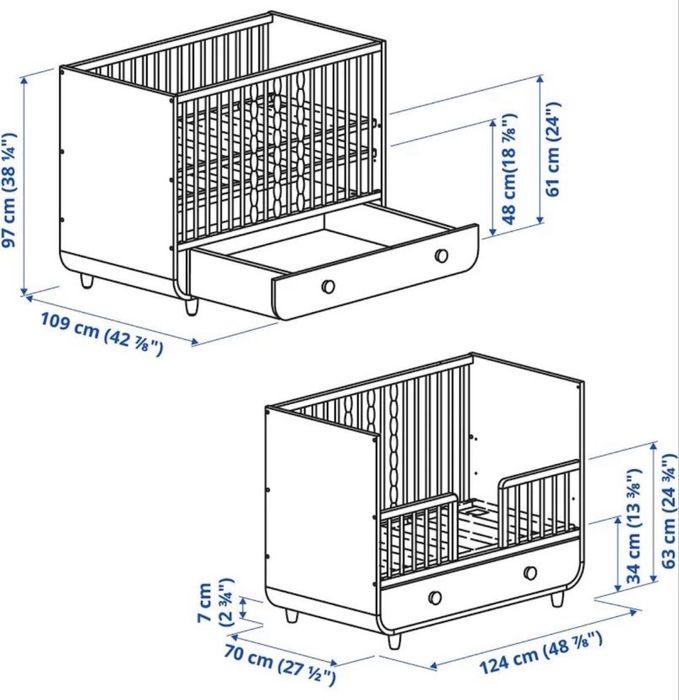 Vendo berço ikea Myllra