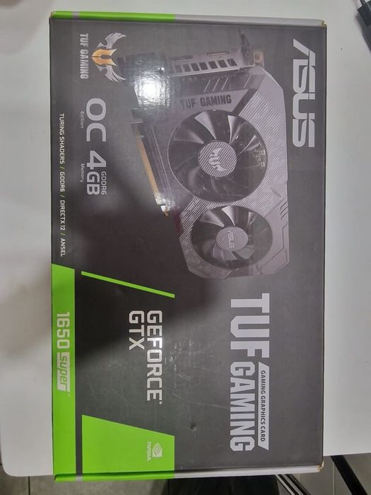 Vendo placa grafica asus tuf gaming 1650 de 4gb ddr6