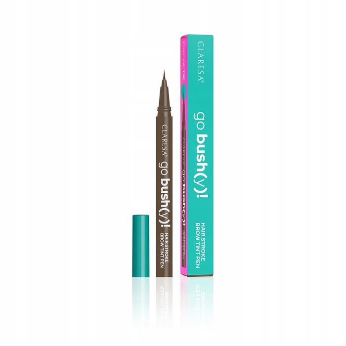 claresa pisak do brwi brow tint pen go bushy 03 espresso brown