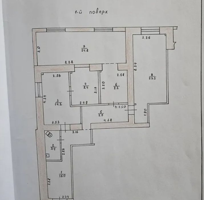 Продаж комерційного приміщення на вул. Київська, площа 106 кв.м