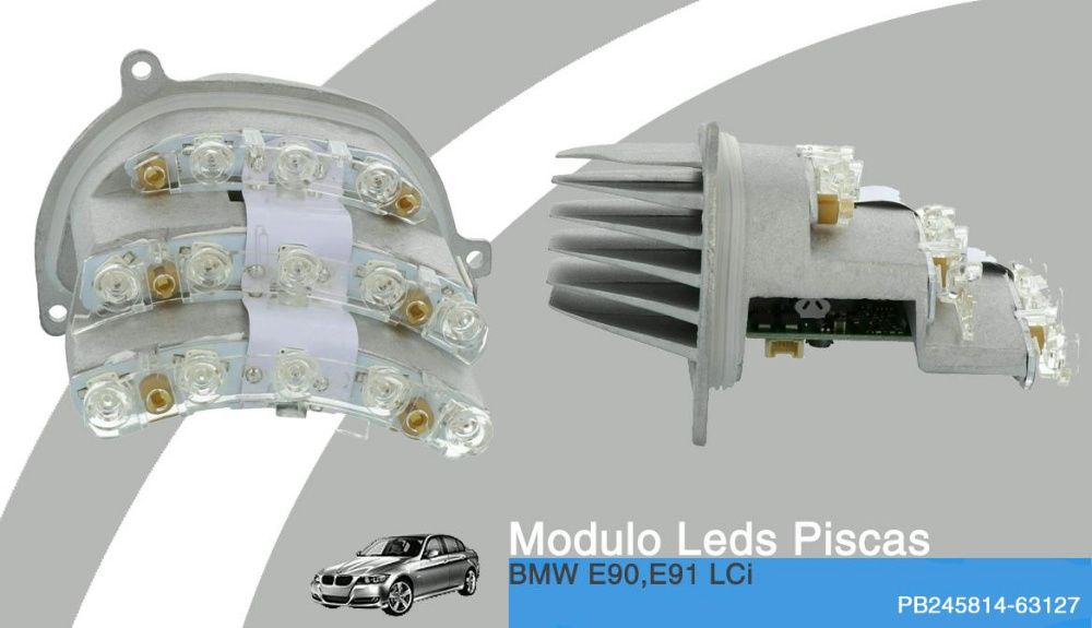 Modulo LED Piscas NOVO p/BMW E90,E91 LCI