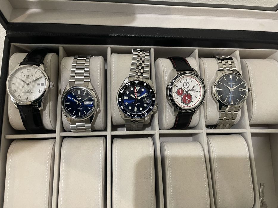 Seiko 5 automatic blue GMT