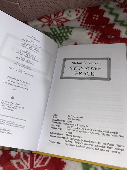 książka Syzyfowe prace Stefan Żeromski