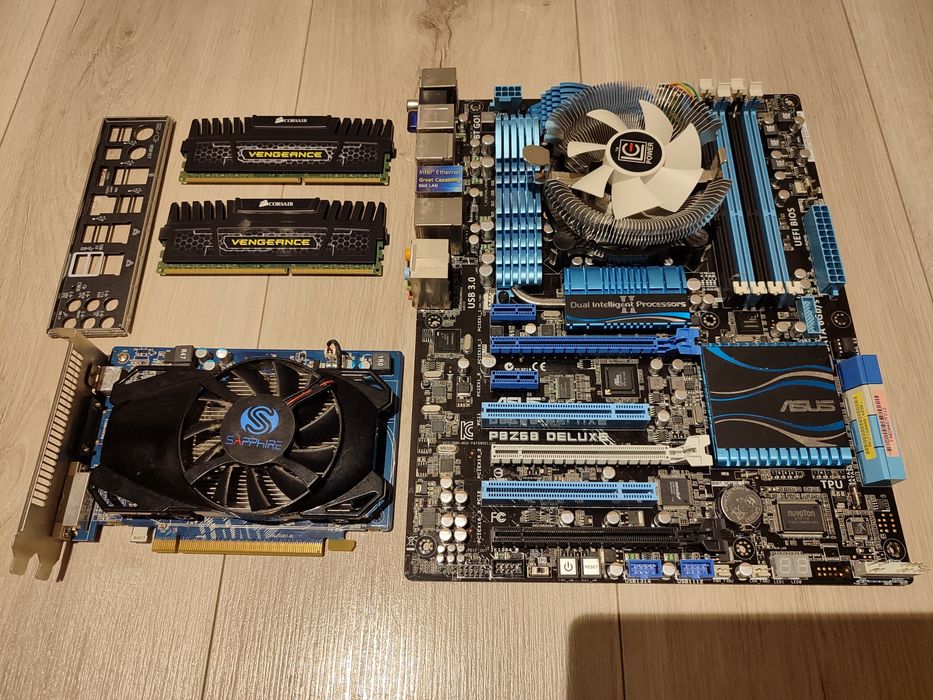 Zestaw płyta procesor ram karta graficzna