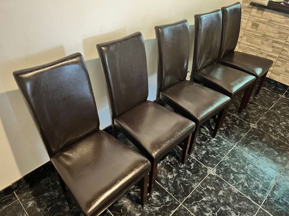 Conjunto de 5 Cadeiras de Sala de Jantar