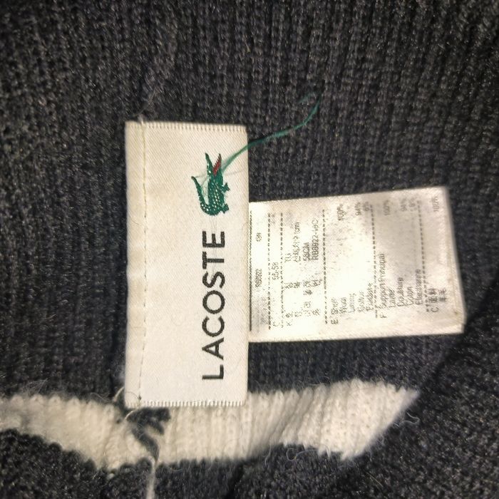 Шапка lacoste черная