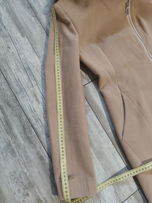 Пальто жіноче демісезон, пальто бежеве, розмір 42 (S)