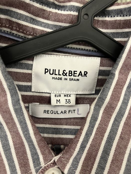 Camisa salmão riscas Pull&Bear