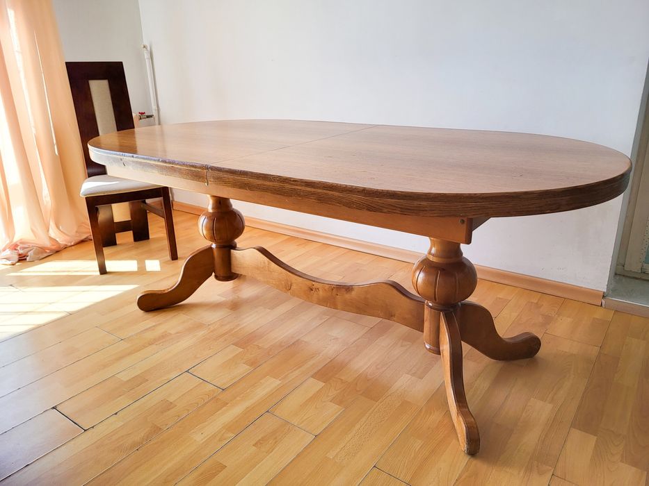 Stół dębowy rozkładany