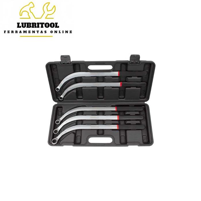 KROFTOOLS Jogo 5 Chaves Luneta Curva + Mala CT6111 | NOVOS