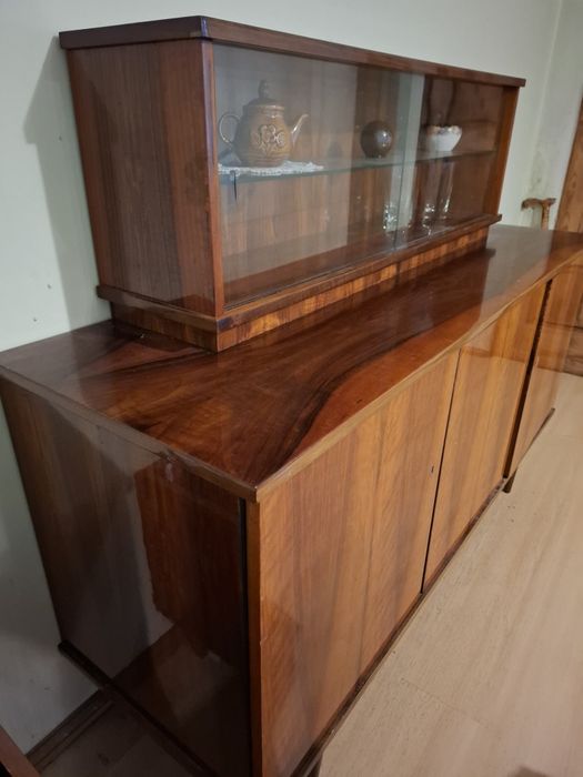 Komoda kredens wysoki połysk PRL