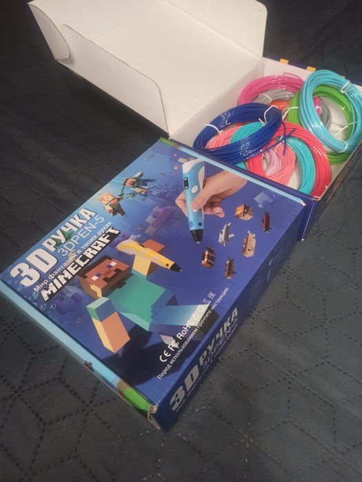 3Д ручка,Майнкрафт та PLA пластик для ручки