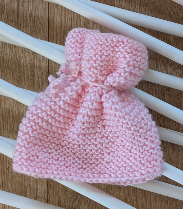 Różowa czapeczka handmade