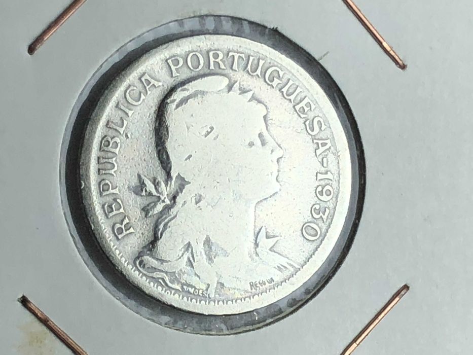 Portugal 1930 - 50 Centavos Alpaca