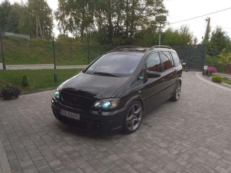 Opel Zafira OPC Turbo 2.0 benzyna + Gaz LPG, Recaro Xenon, 7 miejsc, długie opłaty