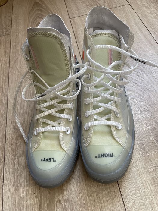 Converse off white