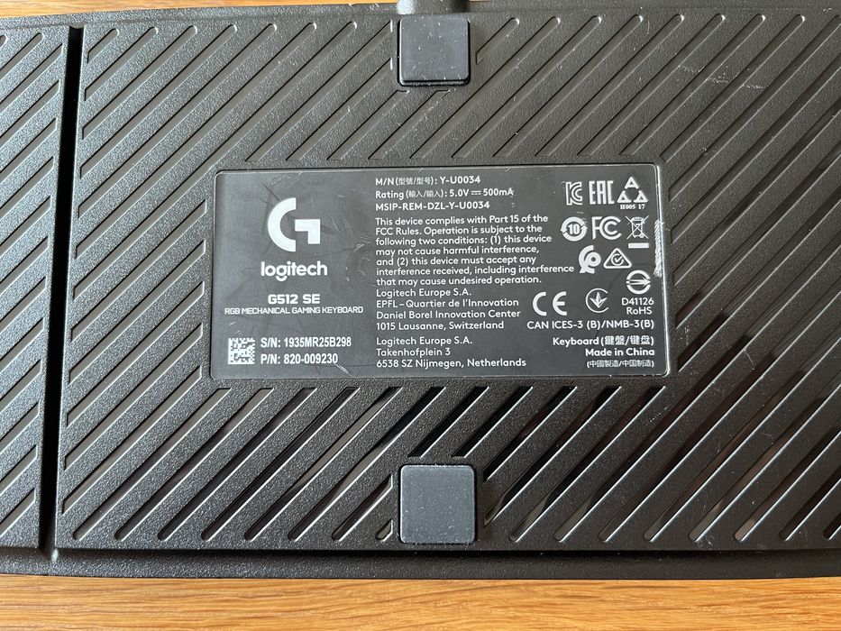 Teclado Gaming Logitech G512