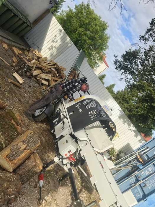 Wynajem i usługi Piło-łuparka SSA500E 9,5kw do drewna