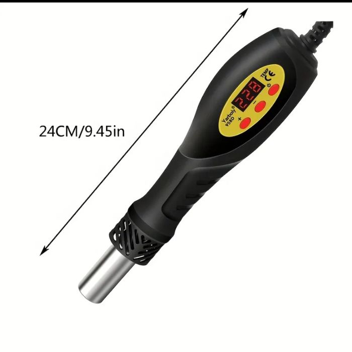 Термофен з паяльником. Паяльна станція. Паяльная станция.