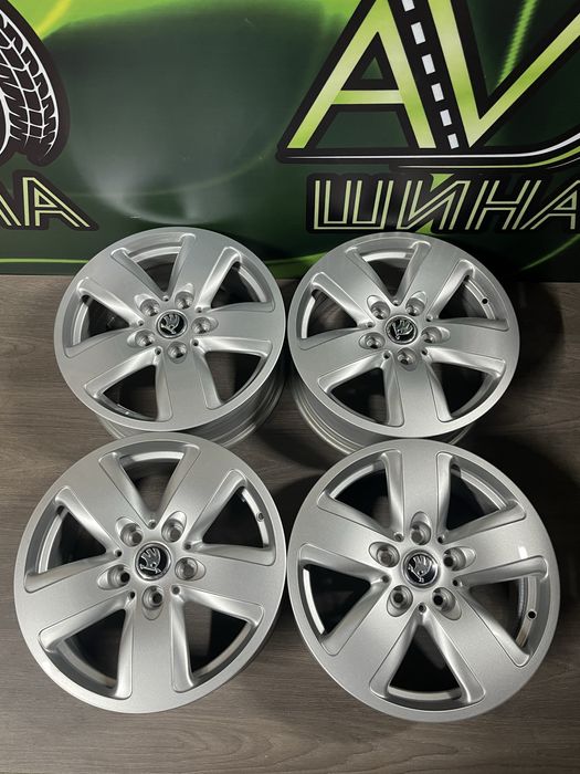 Легкосплавні оригінальні диски Skoda, Volkswagen, Audі, 5*112R16
