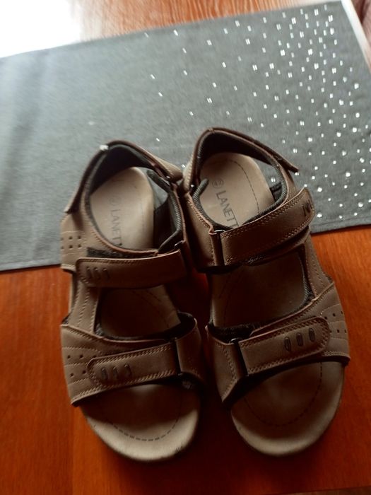 Sandaly 42 meskie bez rzepy lekkie CCC