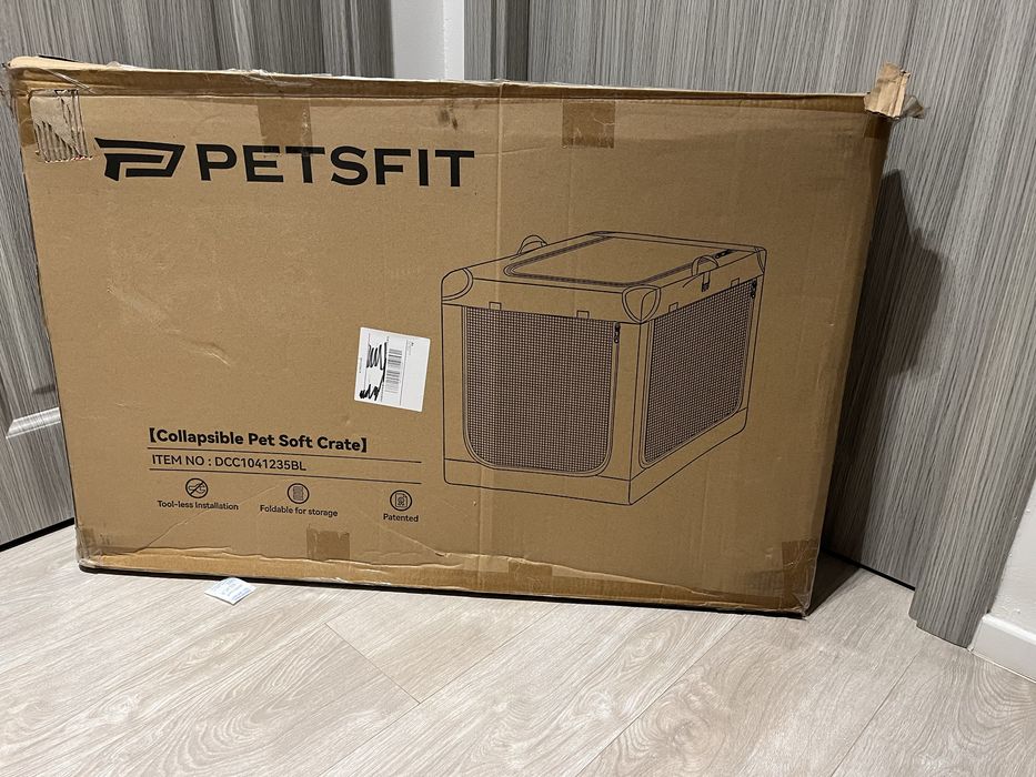 Розкладна клітка бокс для собак та котів