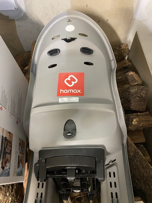 Cadeira de transporte de criança em bicicleta