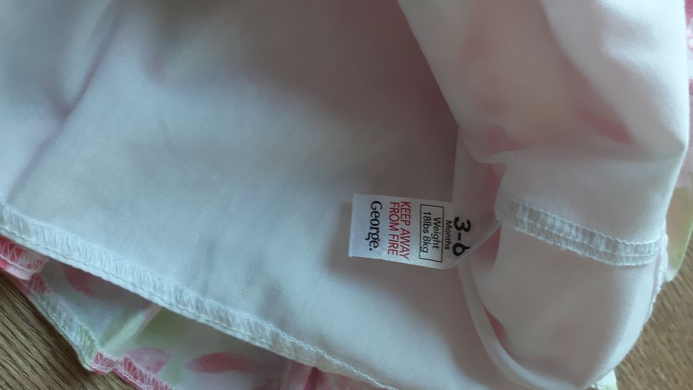 Śliczna sukienka George rozm 68 święta okazje jak nowa