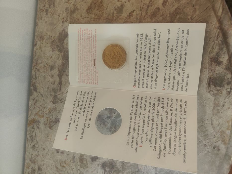 3 euros Centenaire de Fourvière Lyon [69]